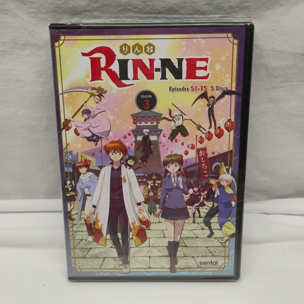 Rin-Ne: Season 3 DVD Set 5 Discs Episodes 51-75 Anime Brand New Sealed
